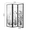 Levede 3 Panel Room Divider Privacy Screen Door Pine Wood Stand Fringe Deals499