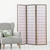 Levede 3 Panel Room Divider Screen Door Stand Privacy Fringe Wood Fold Grey Deals499
