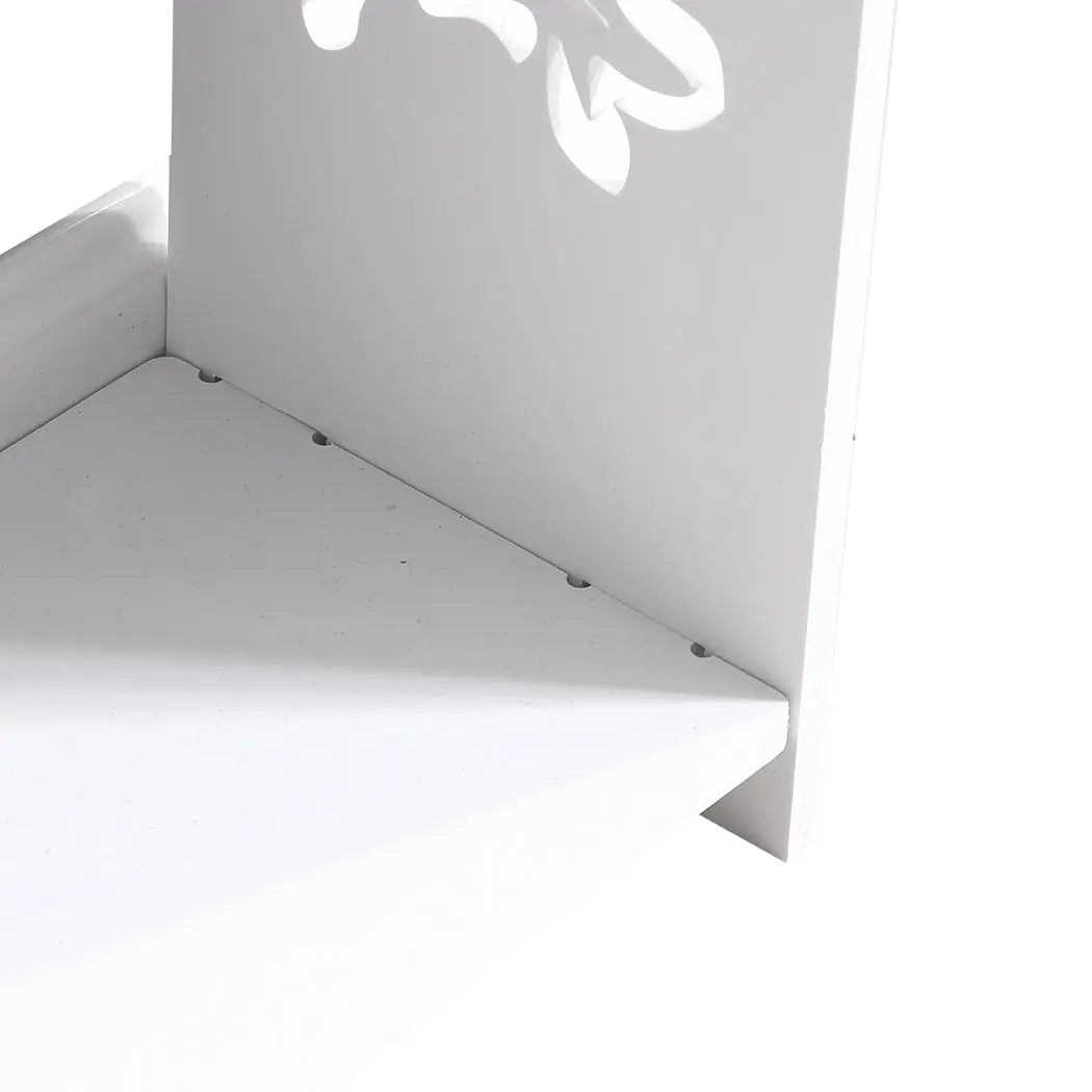 Levede 4 Tiers 63 Width Tilt Chic Hollow Shoe Rack Stand Storage Organiser Shelf Deals499