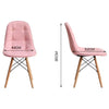 Levede 4x Retro Replica PU Leather Dining Chair Office Cafe Lounge Chairs Deals499