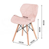 Levede 4x Retro Replica PU Leather Dining Chair Office Cafe Lounge Chairs Deals499