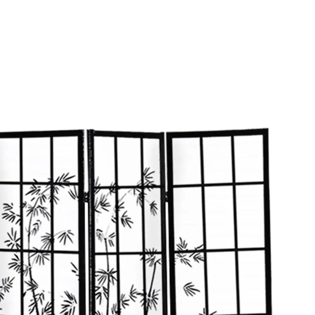 Levede 8 Panel Free Standing Foldable  Room Divider Privacy Screen Bamboo Print Deals499