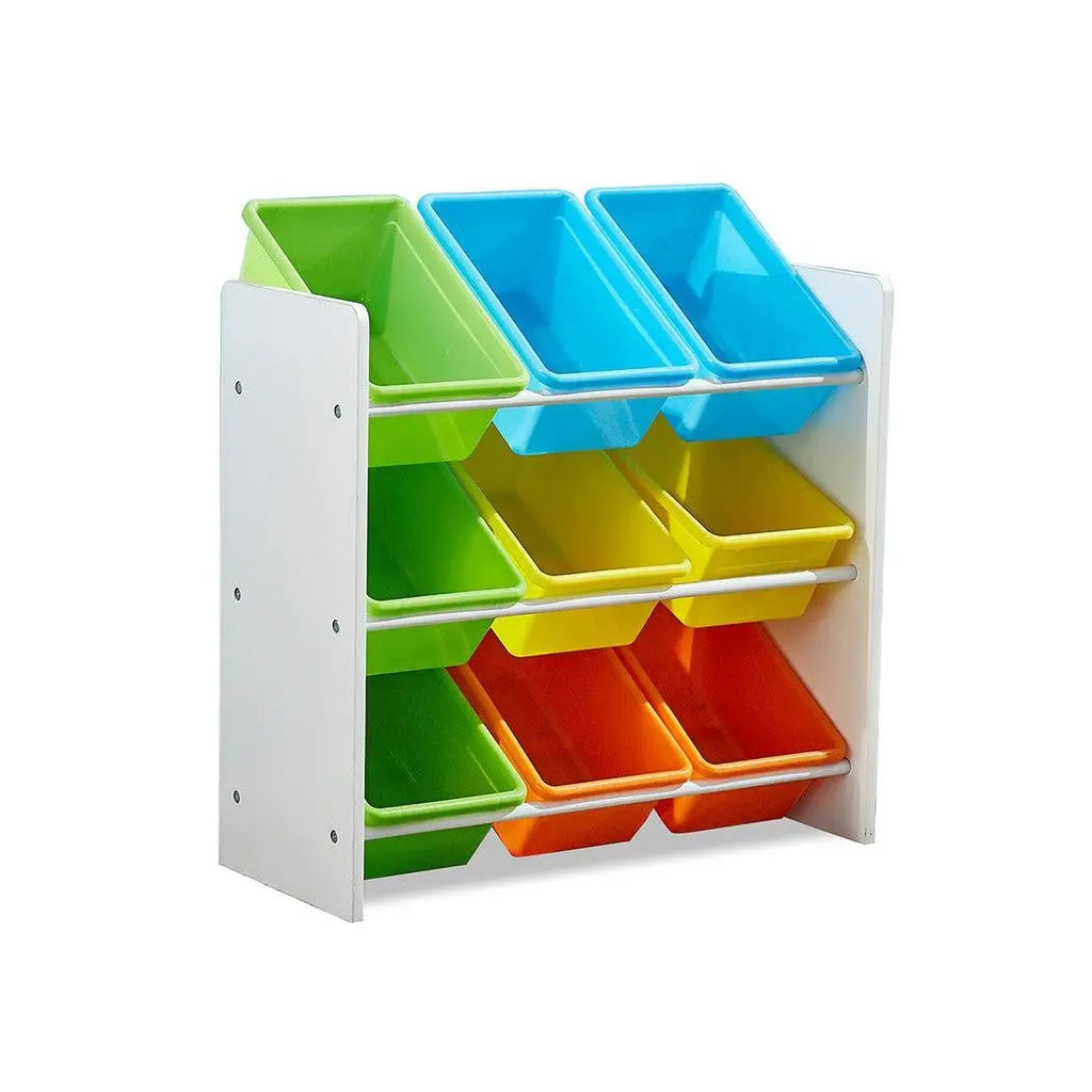 Levede 9 Bins Kids Toy Box Bookshelf Organiser Display Shelf Storage Rack Drawer Deals499