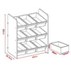 Levede 9 Bins Kids Toy Box Bookshelf Organiser Display Shelf Storage Rack Drawer Deals499