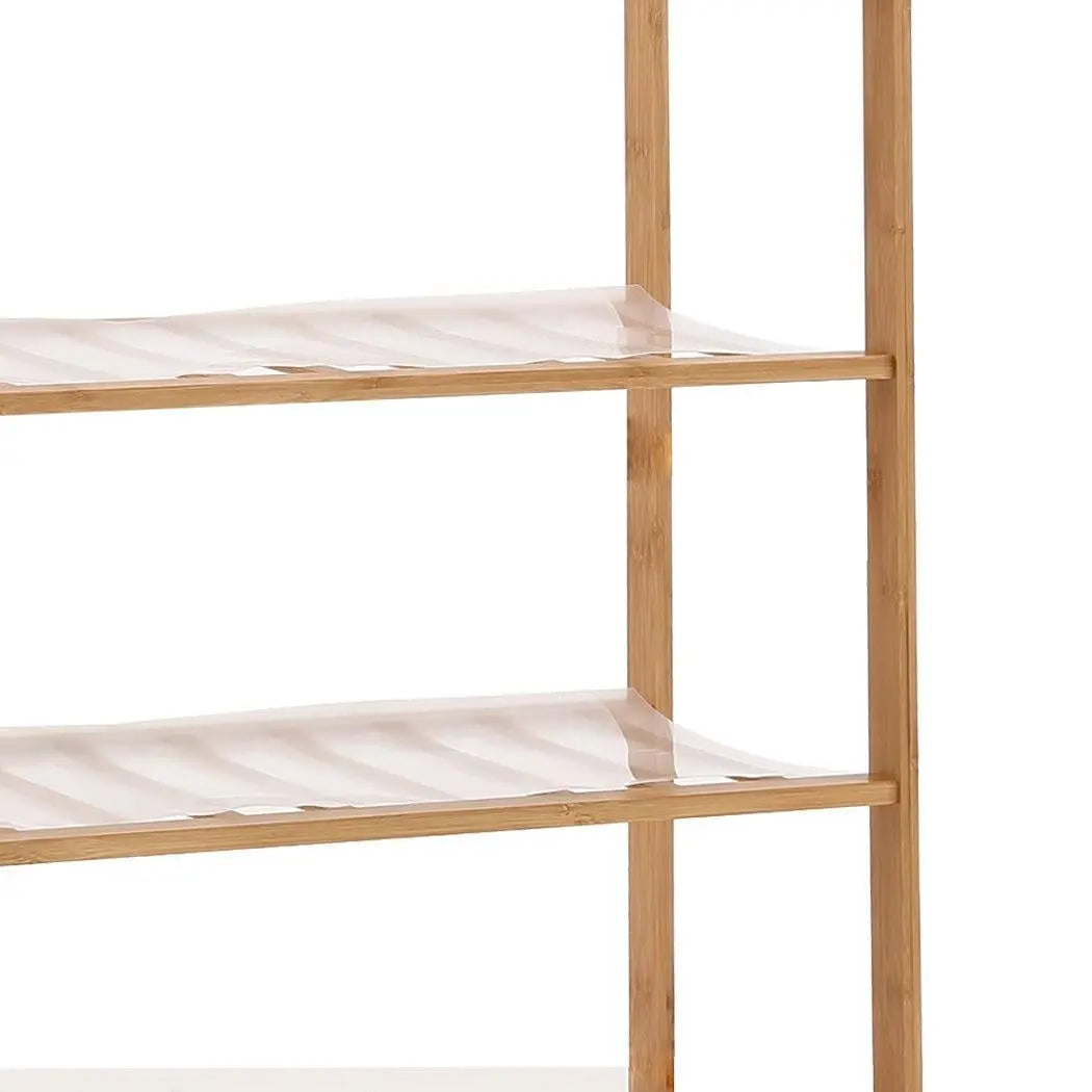 Levede Bamboo Shoe Rack Storage Wooden Organizer Shelf Stand 3 Tiers Layers 70cm Deals499