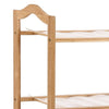 Levede Bamboo Shoe Rack Storage Wooden Organizer Shelf Stand 5 Tiers Layers 70cm Deals499