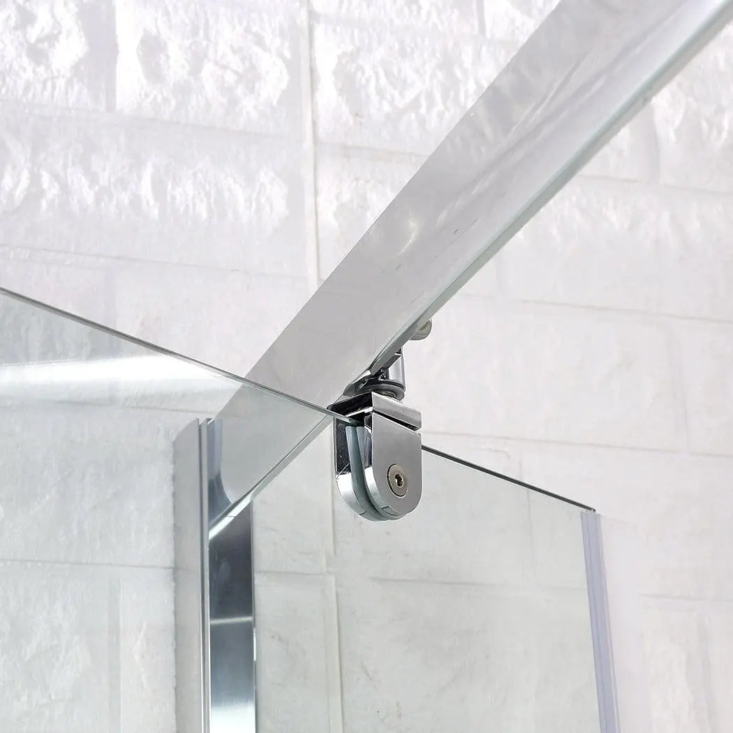 Levede Bath Shower Enclosure Screen Seal Strip Glass Shower Door 760x760x1900mm Deals499