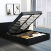 Levede Bed Frame Gas Lift Leather Base Mattress Storage King Single Size Black Deals499