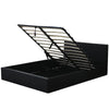 Levede Bed Frame Gas Lift Premium Leather Base Mattress Storage Double Black Deals499