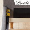 Levede Bed Frame Queen Size Wooden Platform Linen Fabric Base Bedhead Headboard Deals499