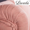 Levede Bed Frame Velvet Base Bedhead Headboard Queen Size Wooden Platform Pink Deals499