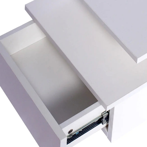 Levede Bedside Tables LED Wall Mounted Cabinet Side Table Floating Nightstand X2 Deals499