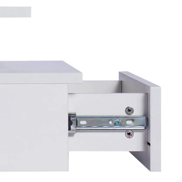 Levede Bedside Tables LED Wall Mounted Cabinet Side Table Floating Nightstand X2 Deals499