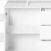 Levede Buffet Sideboard Cabinet Storage Modern High Gloss Cupboard Drawers White 192cm Deals499