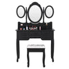 Levede Dressing Table Stool Mirror Drawer Cabinet Jewellery Organizer Bedroom Deals499