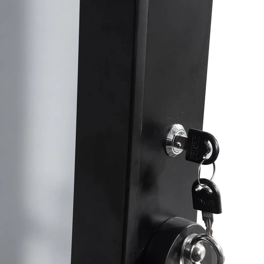 Levede Dual Use Mirrored Jewellery Dressing Cabinet in Black Colour Deals499