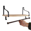 Levede Floating Shelf Brackets Wall Shelves Mount Display Rack Storage Hook Deals499