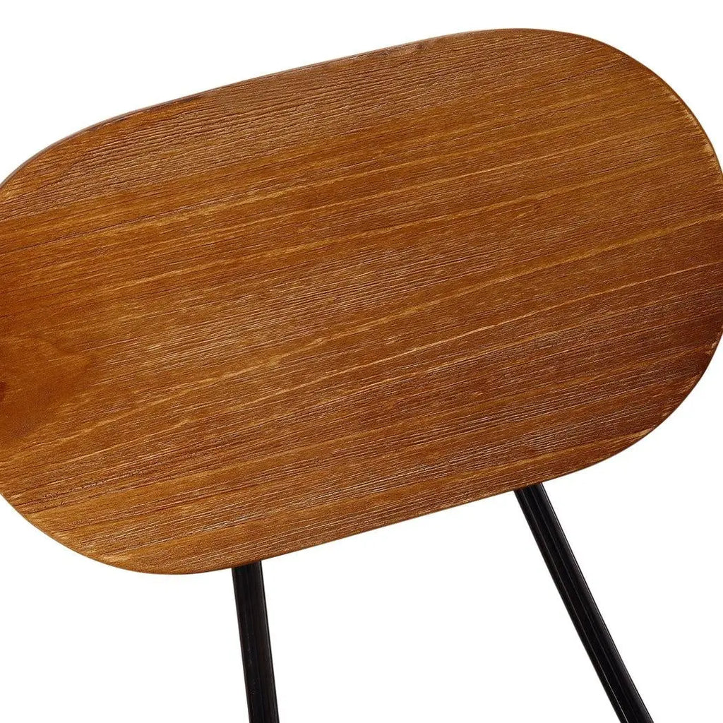 Levede Industrial Bar Stools Kitchen Stool Wooden Barstools Swivel Vintage Chair Deals499
