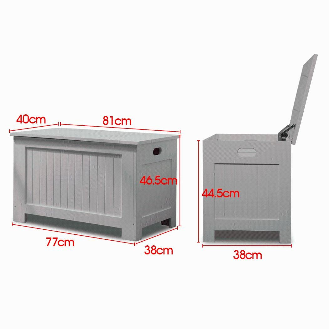 Levede Kids Toy Box Chest Storage Cabinet Container Clothes Organiser Children Deals499