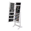 Levede Mirror Jewellery Standing Cabinet Makeup Storage Jewelry Organiser Box Deals499