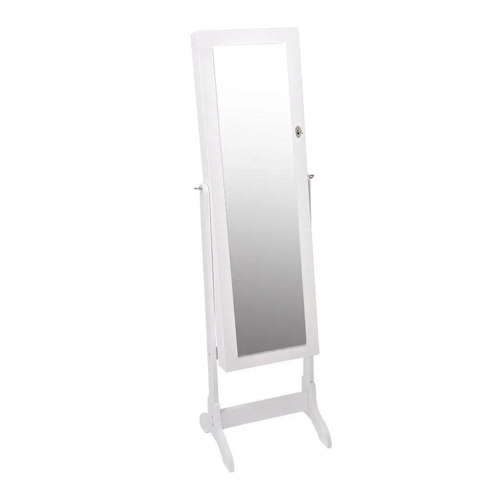 Levede Mirror Jewellery Standing Cabinet Makeup Storage Jewelry Organiser Box Deals499