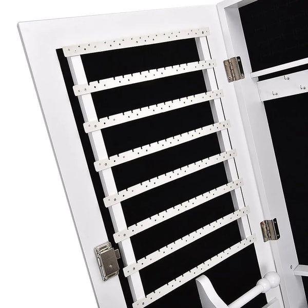 Levede Mirror Jewellery Standing Cabinet Makeup Storage Jewelry Organiser Box Deals499