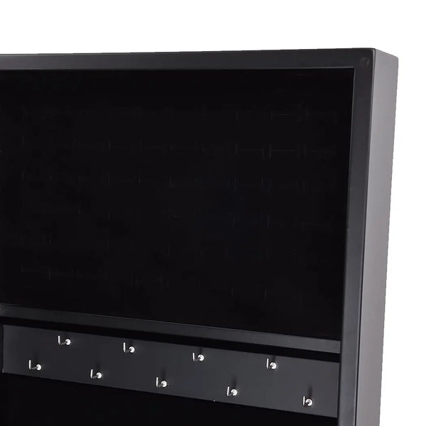 Levede Mirror Two Doors Jewellery Cabinet Makeup Storage Jewelry Organiser Box Deals499