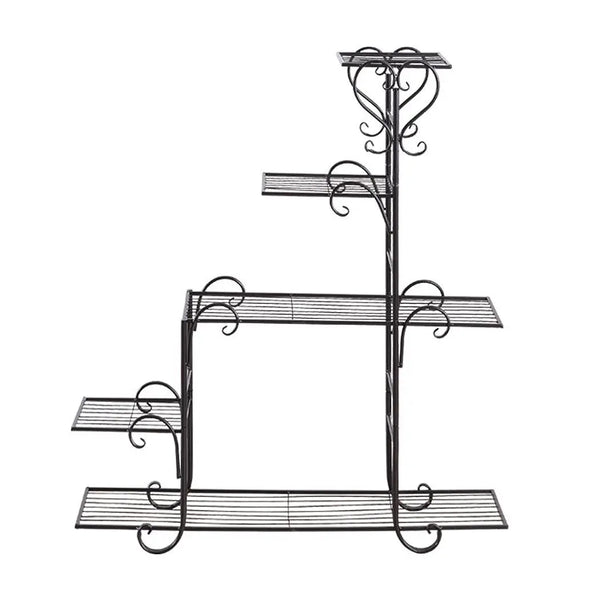 Levede Outdoor Indoor Plant Stand Metal Flower Pot Garden Corner Shelf Stands Deals499