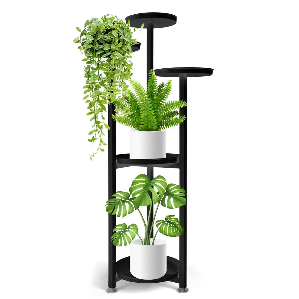 Levede Plant Stand Outdoor Indoor Flower Pots Rack Garden Shelf Black 120CM Deals499