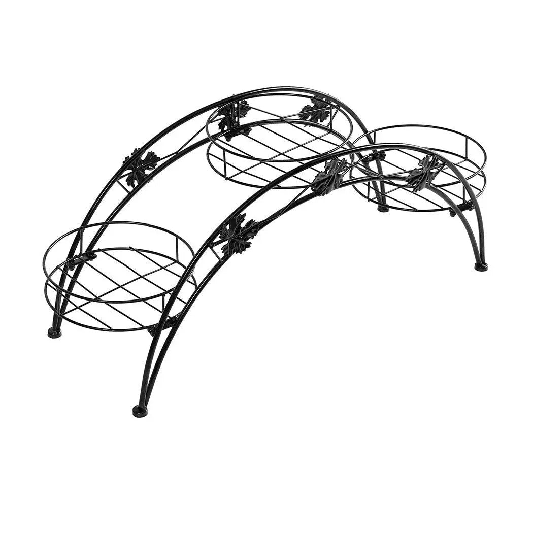 Levede Plant Stand Outdoor Indoor Metal Flower Pots Rack Corner Planter Shelf Deals499