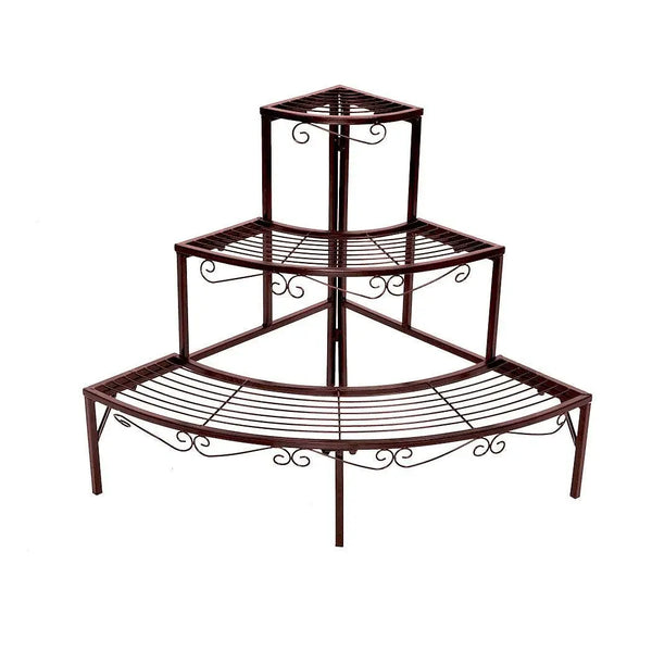Levede Plant Stand Outdoor Indoor Metal Flower Pots Rack Corner Planter Shelf Deals499