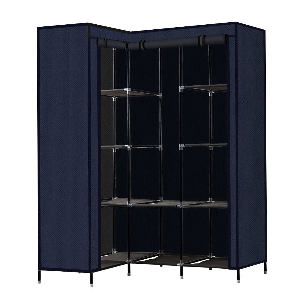 Levede Portable Clothes Closet Wardrobe Storage Cloth Organiser Unit Shelf Rack Deals499