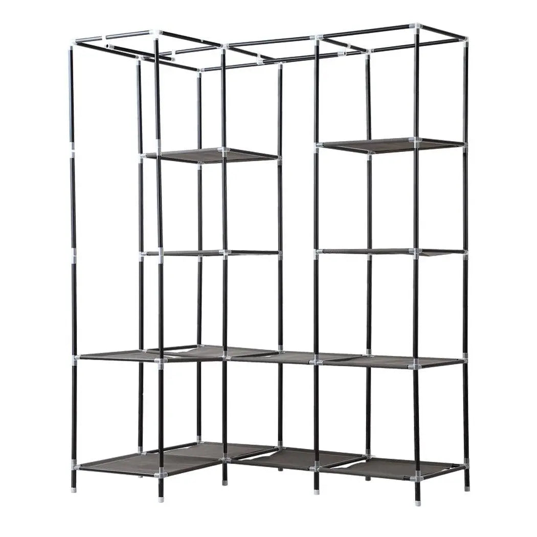 Levede Portable Clothes Closet Wardrobe Storage Cloth Organiser Unit Shelf Rack Deals499