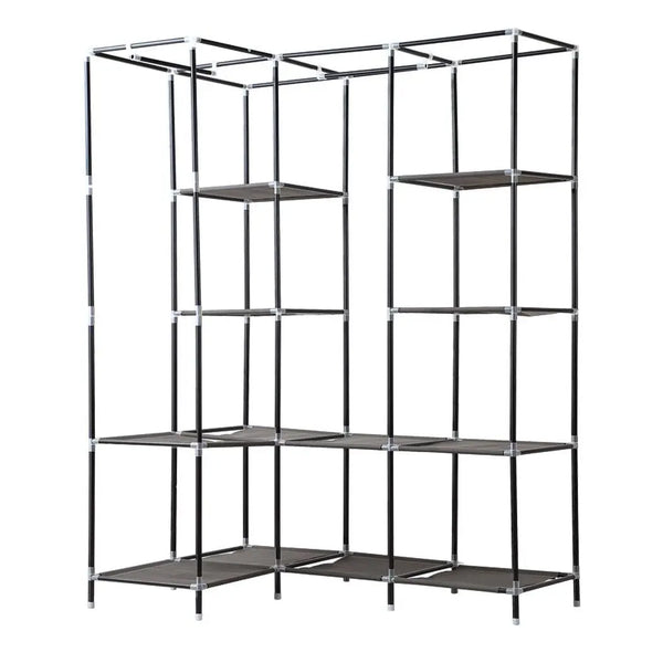 Levede Portable Clothes Closet Wardrobe Storage Cloth Organiser Unit Shelf Rack Deals499