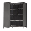 Levede Portable Corner Clothes Closet Wardrobe Storage Organiser Rack Unit Shelf Deals499