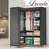 Levede Portable Corner Clothes Closet Wardrobe Storage Organiser Rack Unit Shelf Deals499