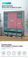 Levede Portable Wardrobe 4 Drawers Large Storage Cabinet Organiser Shelf Rack Deals499