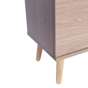 Levede TV Cabinet Entertainment Unit Stand Storage Drawer Wooden Shelf Oak 140cm Deals499