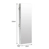 Levede Wall Mounted or Hang Over Mirror Jewellery Cabinet in White Colour Deals499