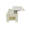 Lift Up Coffee Table with Storage - White Deals499