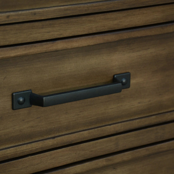 Lily Dresser 7 Chest of Drawers Solid Wood Tallboy Storage Cabinet - Rustic Grey Deals499