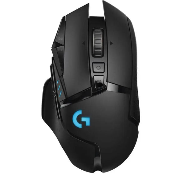 Logitech G502 Lightspeed USB Wireless Gaming Mouse 1ms 16000 DPI Mechanical Button Shifting POWERPLAY RGB Lighting 114g 16g weight Onboard memory 2yr LOGITECH