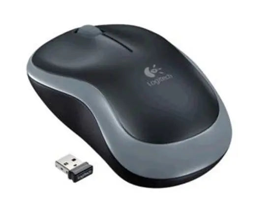 Logitech M185 Wireless Mouse Nano Receiver Grey 1-year battery life Logitech Advanced 2.4 GHz wireless connectivity LOGITECH