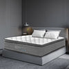 Luxopedic Pocket Spring Mattress 5 Zone 32CM Euro Top Memory Foam Medium Firm White, Grey Double Deals499