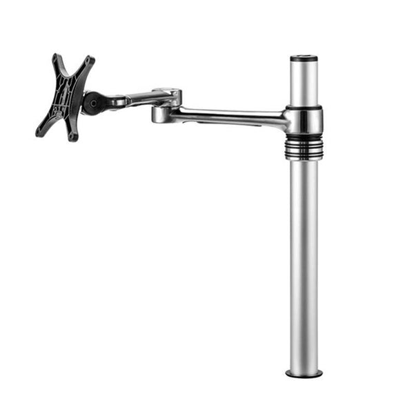 Atdec Articulated Monitor Arm, Fits Most Monitors, 8kg Max Load, Bolt Through & F-Clamp Fixing, Polished, 10 Year Warranty ATDEC