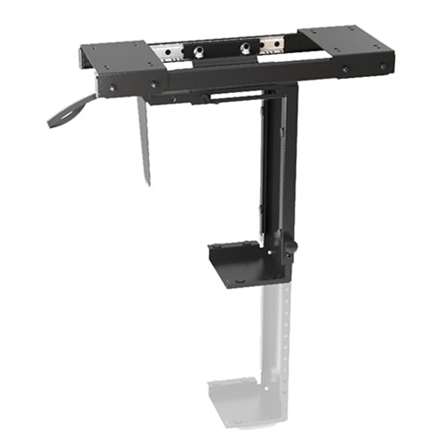 BRATECK Adjustable Under-Desk ATX Case Mount with Sliding track, Up to 10kg,360Â° Swivel BRATECK