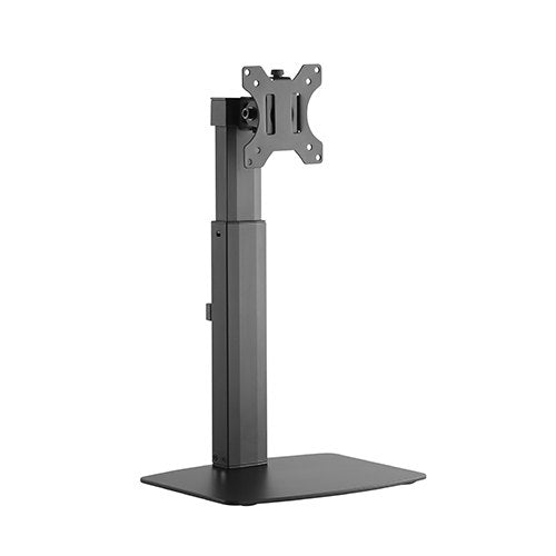 Brateck Single Screen Pneumatic Vertical Lift Monitor Stand Fit Most 17'-27' Flat and Curved Monitors Up to 7 kg per screen VESA 75x75/100x100 BRATECK