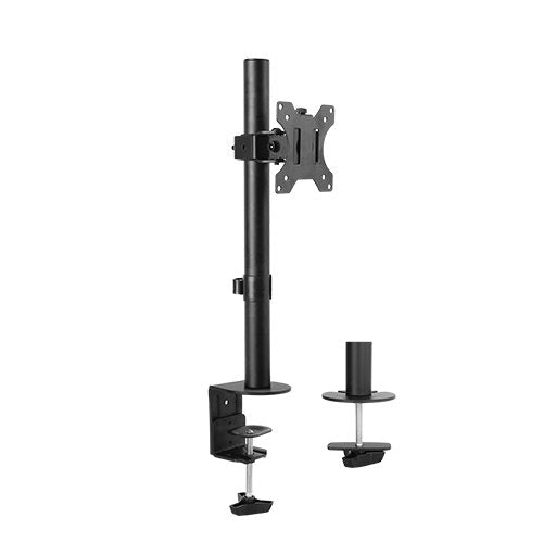 Brateck Single Screen Economical Articulating Steel Monitor Arm Fit Most 13'-32' LCD monitors, Up to 8kg per screen BRATECK