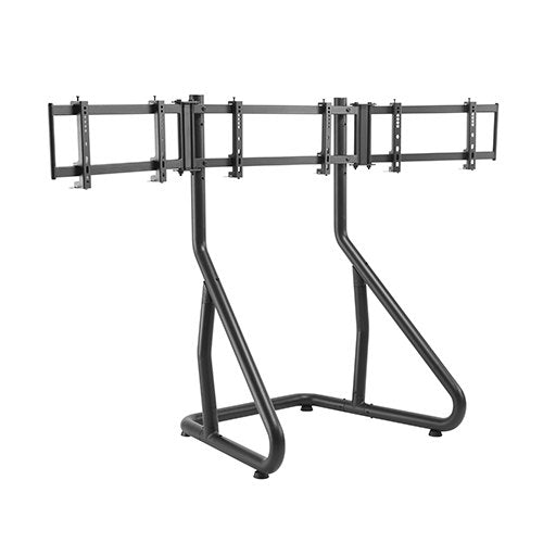 BRATECK Triple Monitor Stand Perfect Viewing in the Game Fit Most 24'-32' Monitors Up to 10kg per screen BRATECK