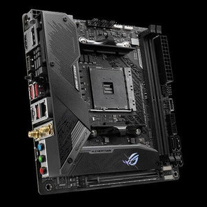 ASUS AMD B550 ROG STRIX B550-I GAMING (Ryzen AM4) Mini-ITX MB, PCIe â€¯4.0, Teamed Power Stages, 2.5Gb Ethernet, WiFi 6, Dual M.2 W/ Heatsink, SATA 6G ASUS